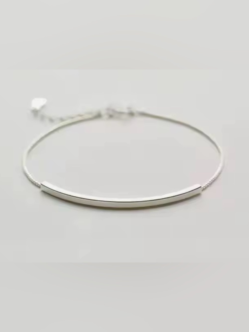 New Delicate .925 Bar Bracelet